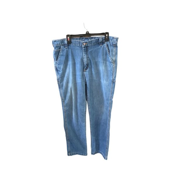 Carhartt Mens Size 38x34 Relaxed Fit Jeans Straight LEg Carpenter Vintage - Picture 1 of 3
